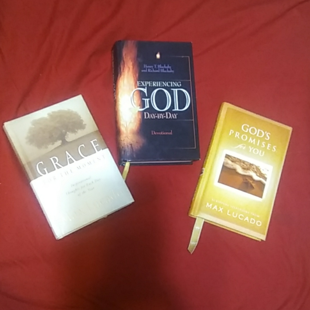Max Lucas religious devotional book lot!